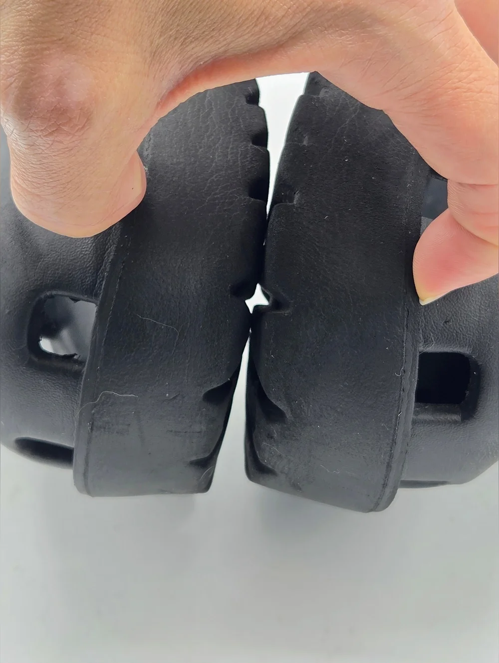 Free People Black Rubber Platform Buckle Clogs EU 37 / US 6 - Picture 8 of 16